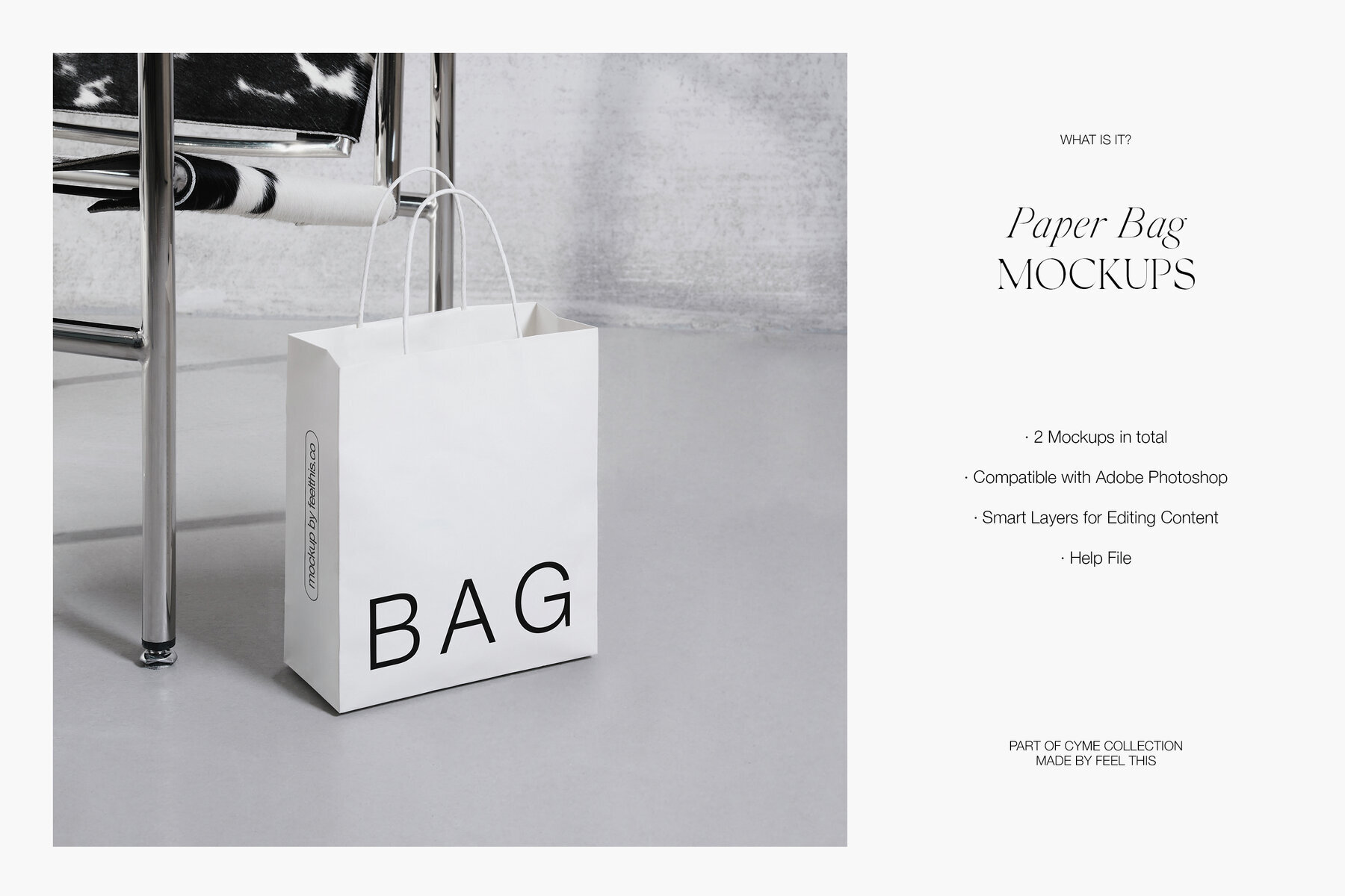 Paper Bag Mockups for Photoshop PSD 2