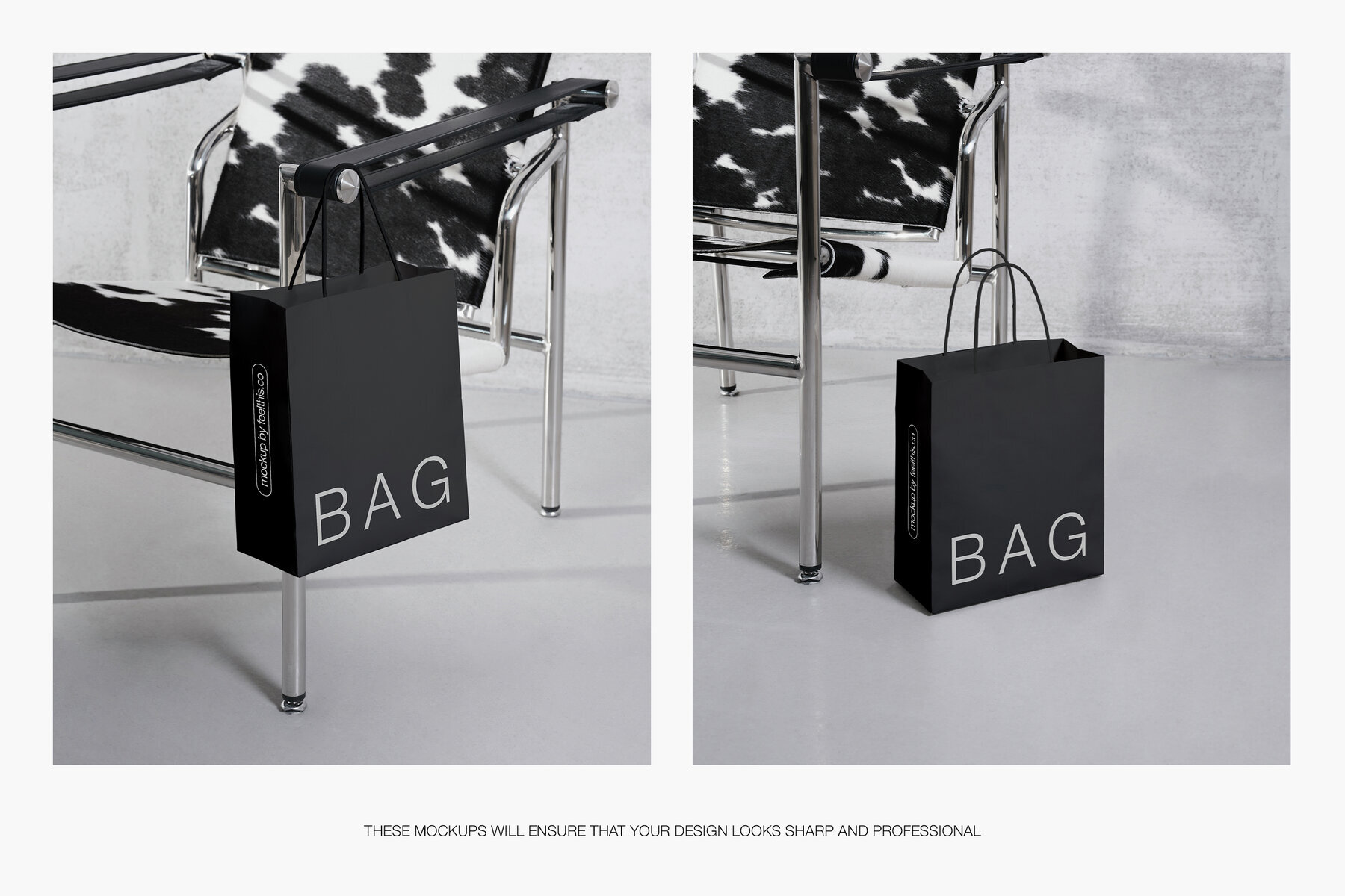 Paper Bag Mockups for Photoshop PSD 3