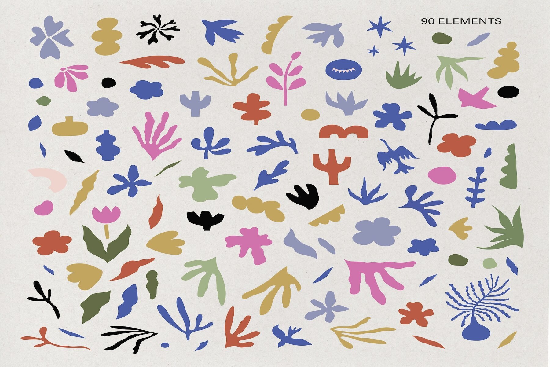 Organic Shapes Vectors 2