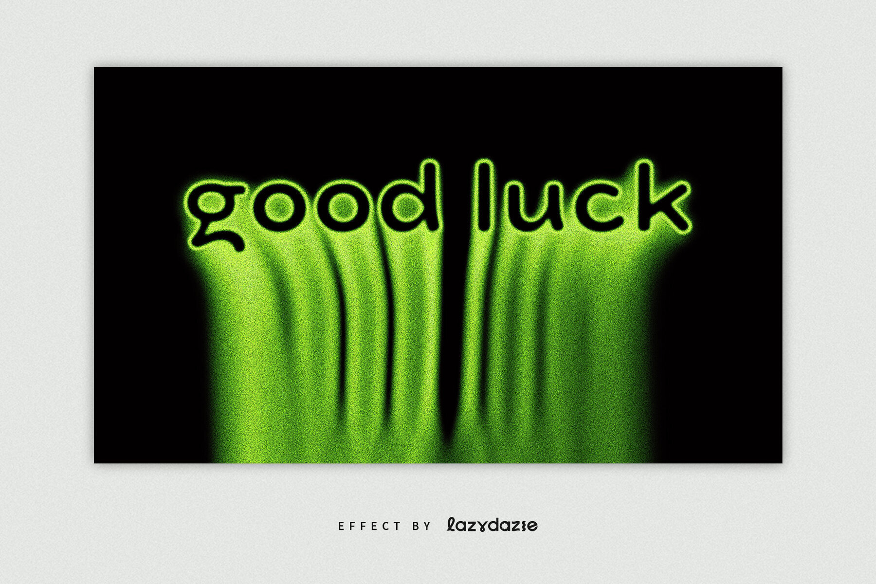 Toxic Dissolving Text Effect Mockup 3