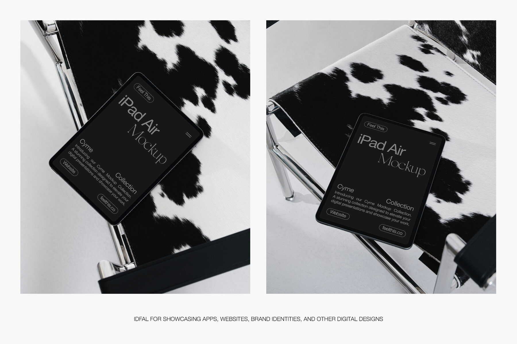 Minimalist iPad Air Mockups for Photoshop PSD 3