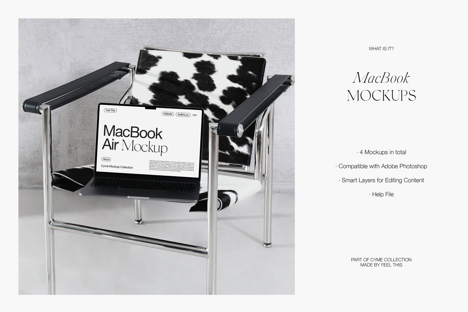 Minimalist MacBook Mockups for Photoshop PSD 2