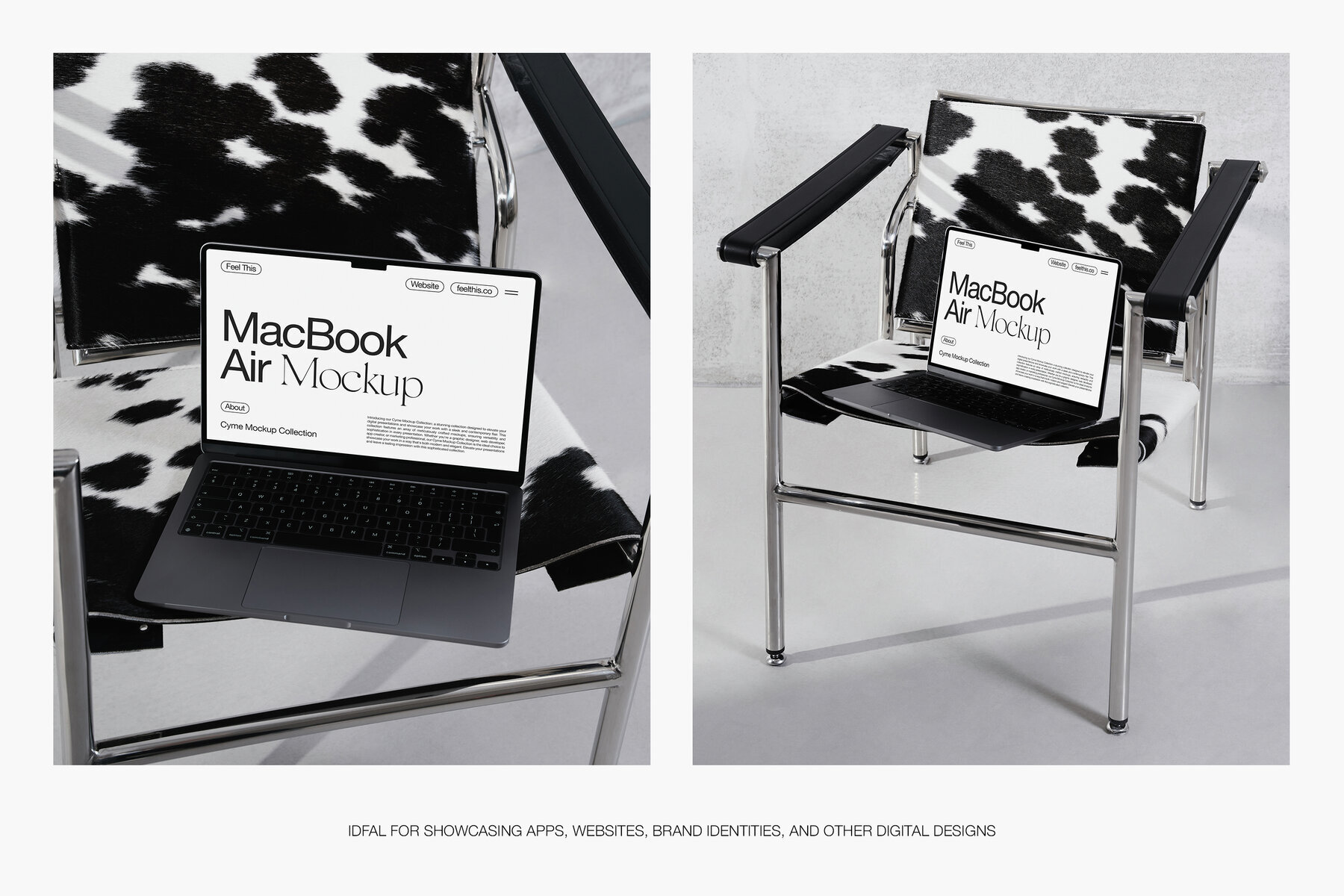 Minimalist MacBook Mockups for Photoshop PSD 3