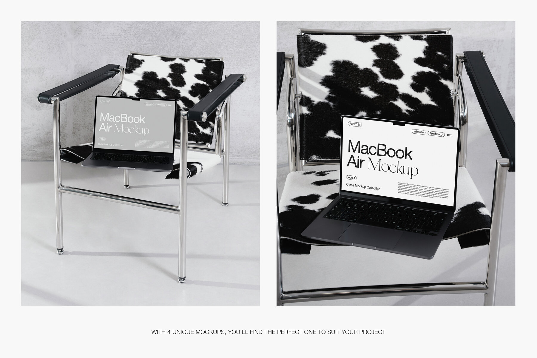 Minimalist MacBook Mockups for Photoshop PSD 4