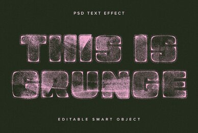 Grunge Stamp Text Effect Mockup