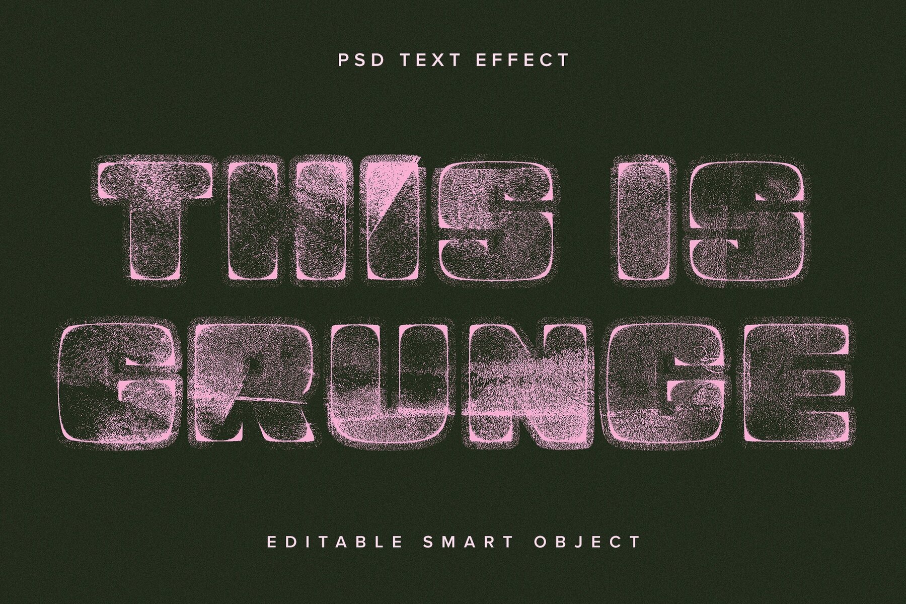 Grunge Stamp Text Effect Mockup 1