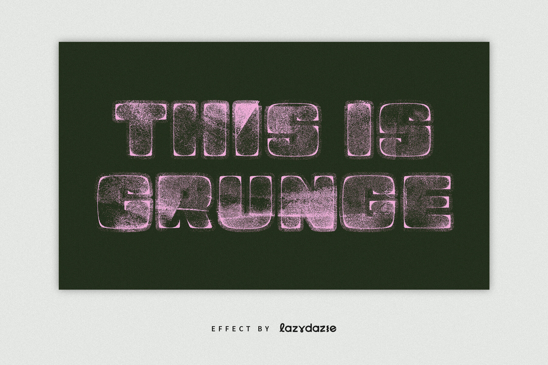 Grunge Stamp Text Effect Mockup 5