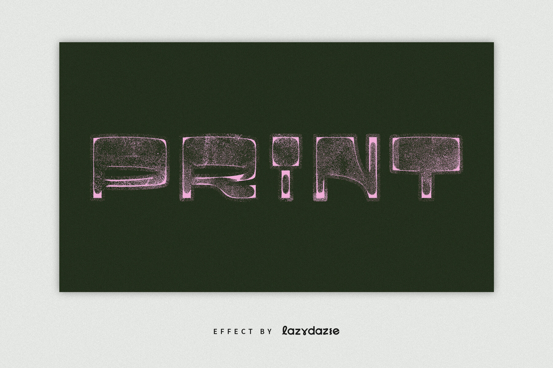 Grunge Stamp Text Effect Mockup 6