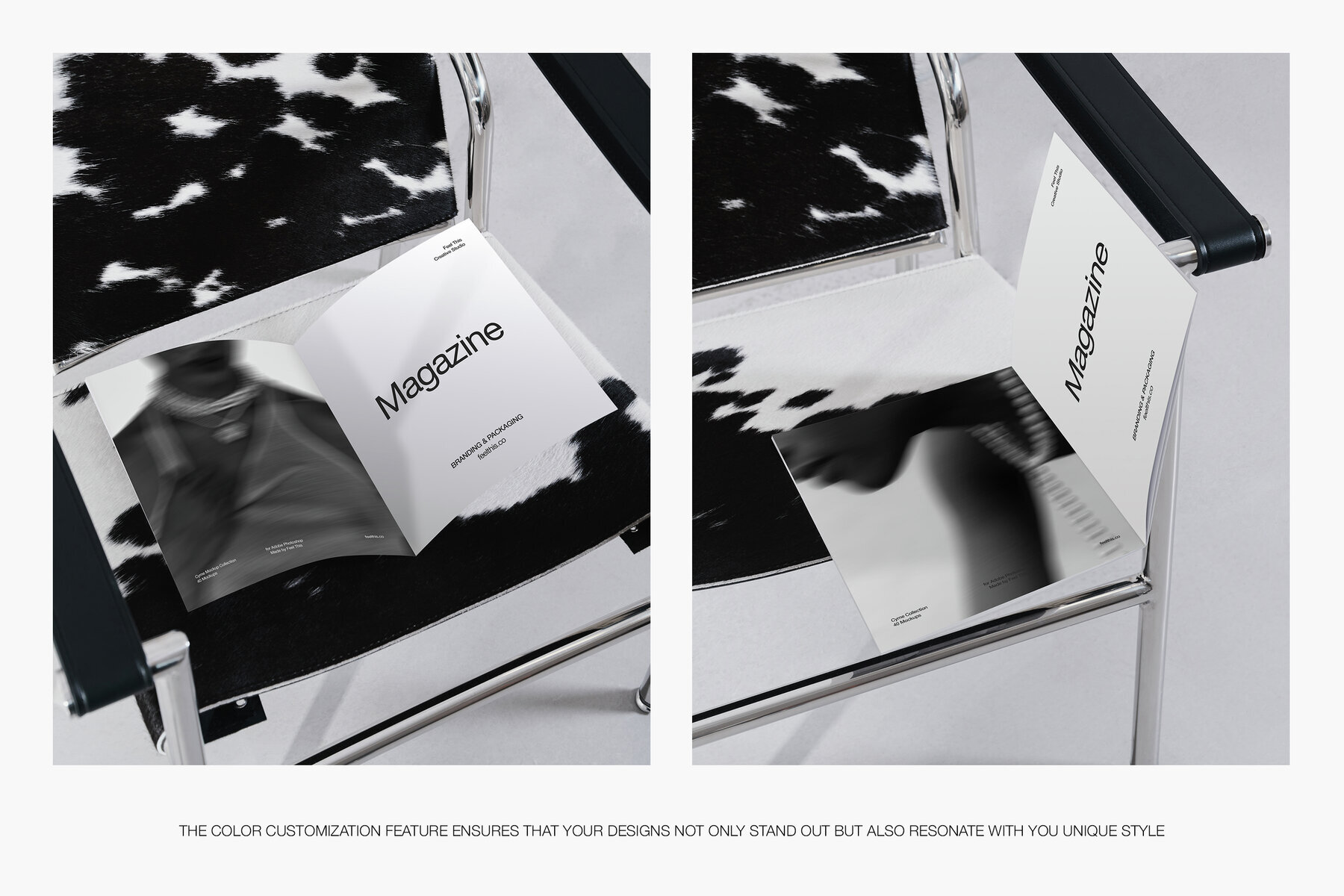 Minimalist Magazine Mockups for Photoshop PSD 3