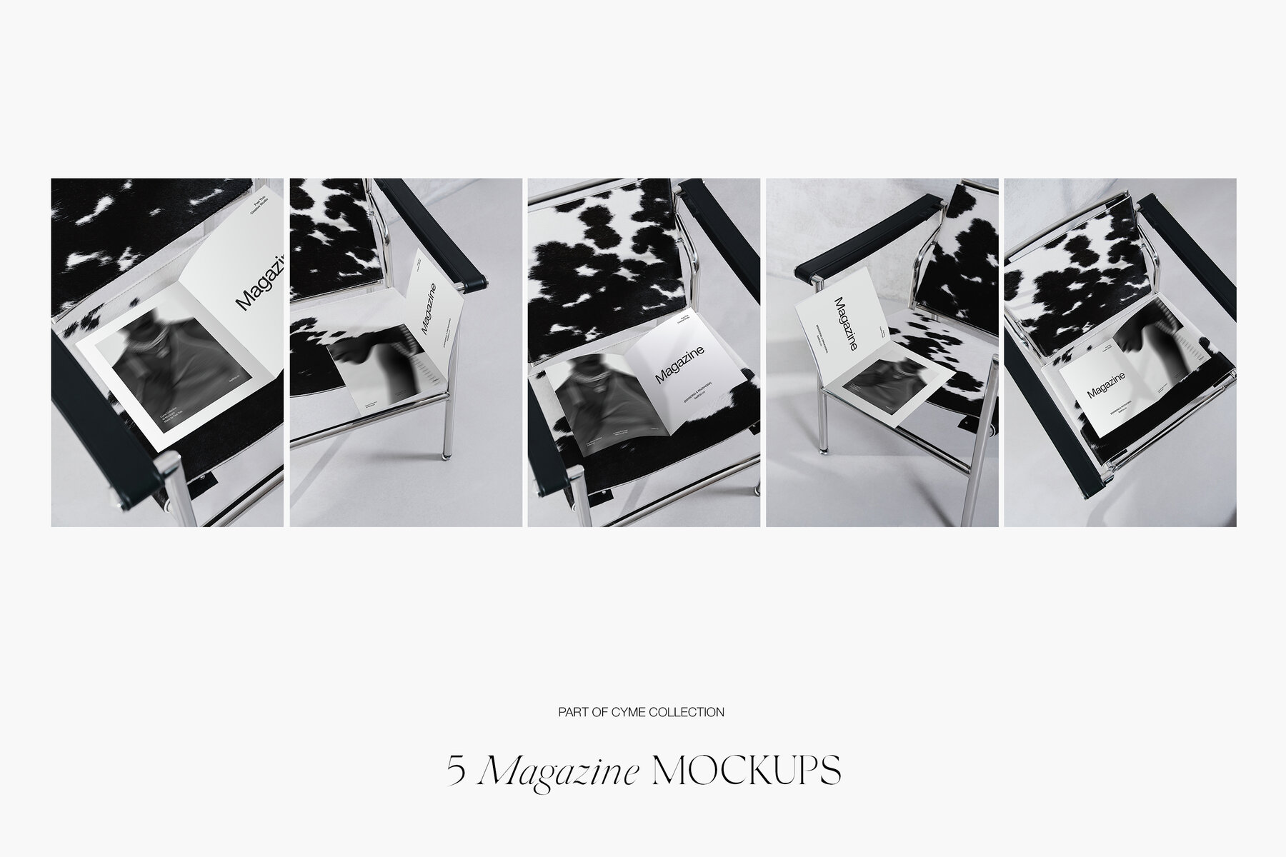 Minimalist Magazine Mockups for Photoshop PSD 5