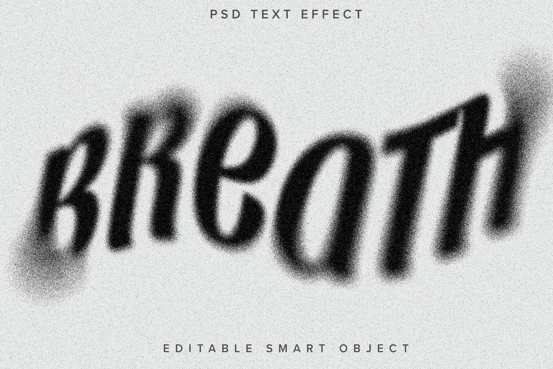 Grunge Dissolving Text Effect Mockup 1