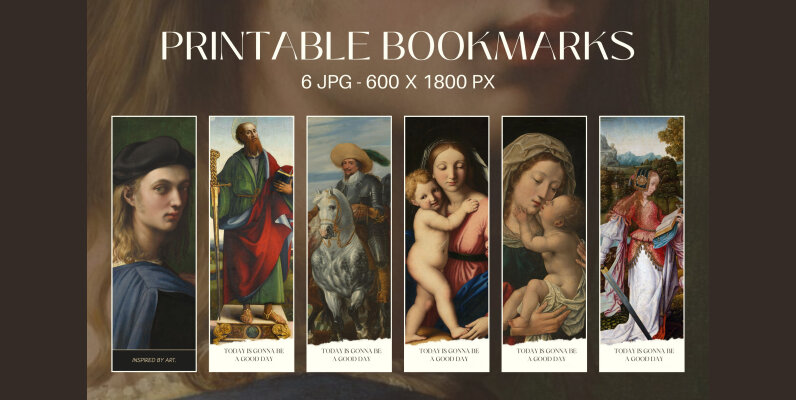 Vintage art bookmarks