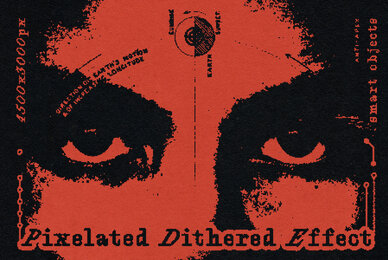 Pixelated Dithered Effect