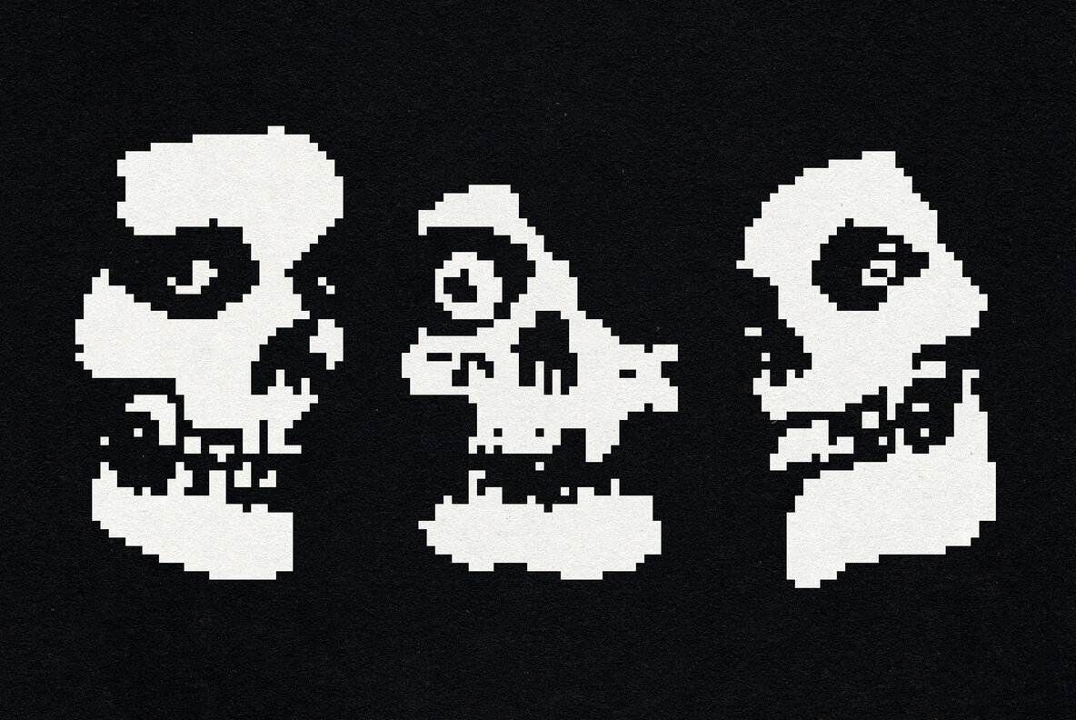 Pixelated Dithered Effect 7