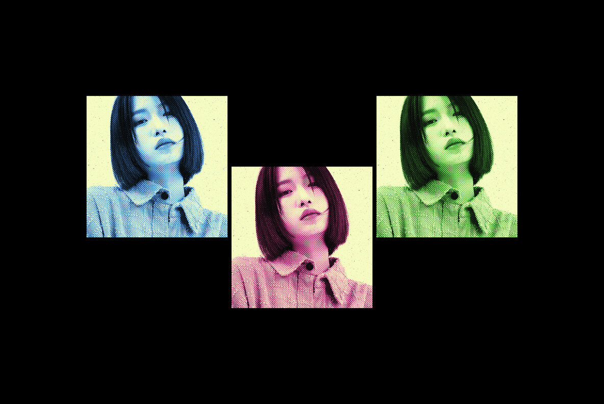 Halftone Retro Photo Effect 3