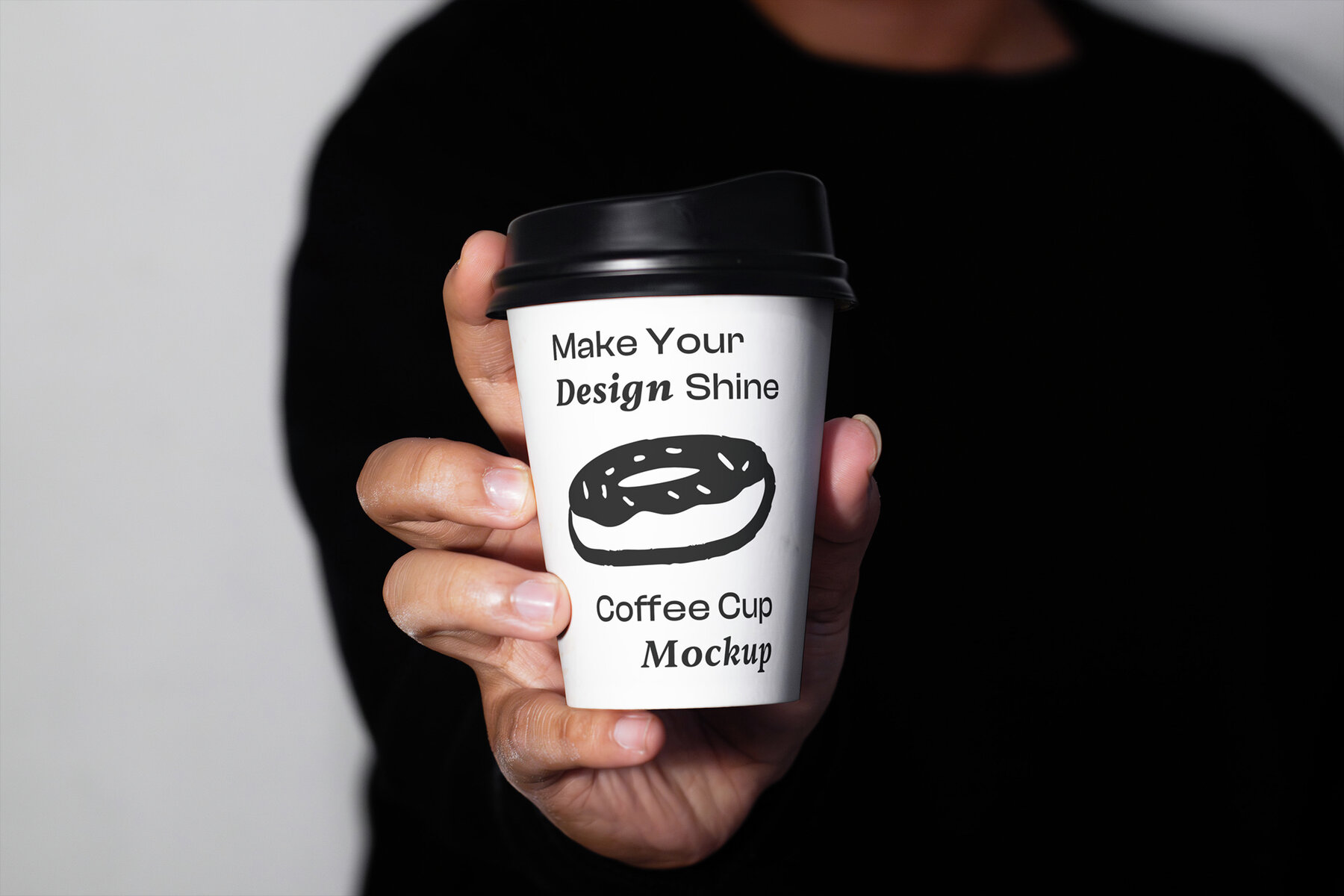 4 Realistic Scene Paper Cup Mockup 5