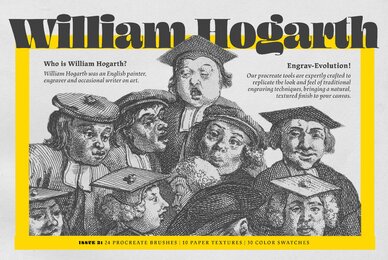 William Hogarth Procreate Kit