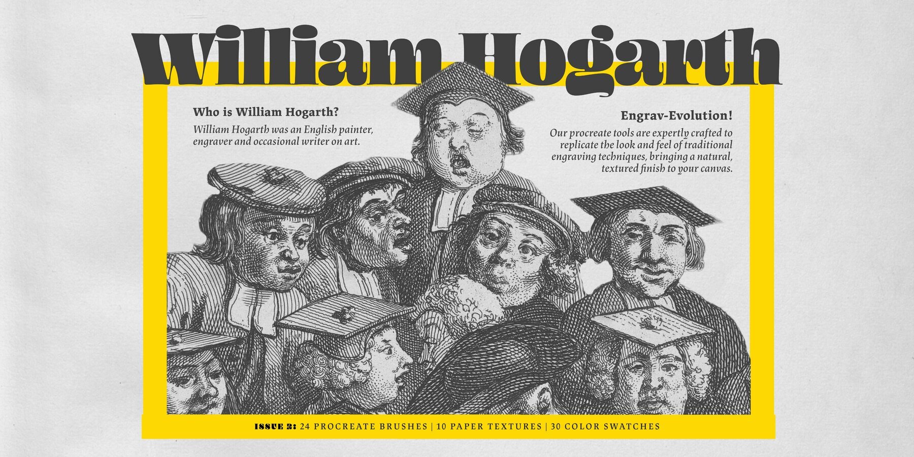 William Hogarth Procreate Kit 1