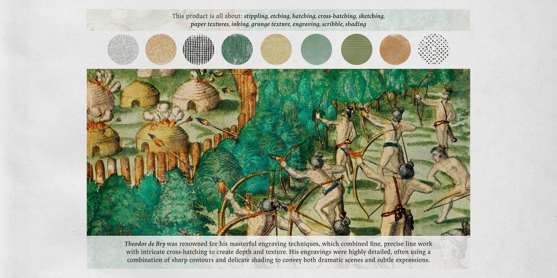 Theodor de Bry Procreate Kit 3