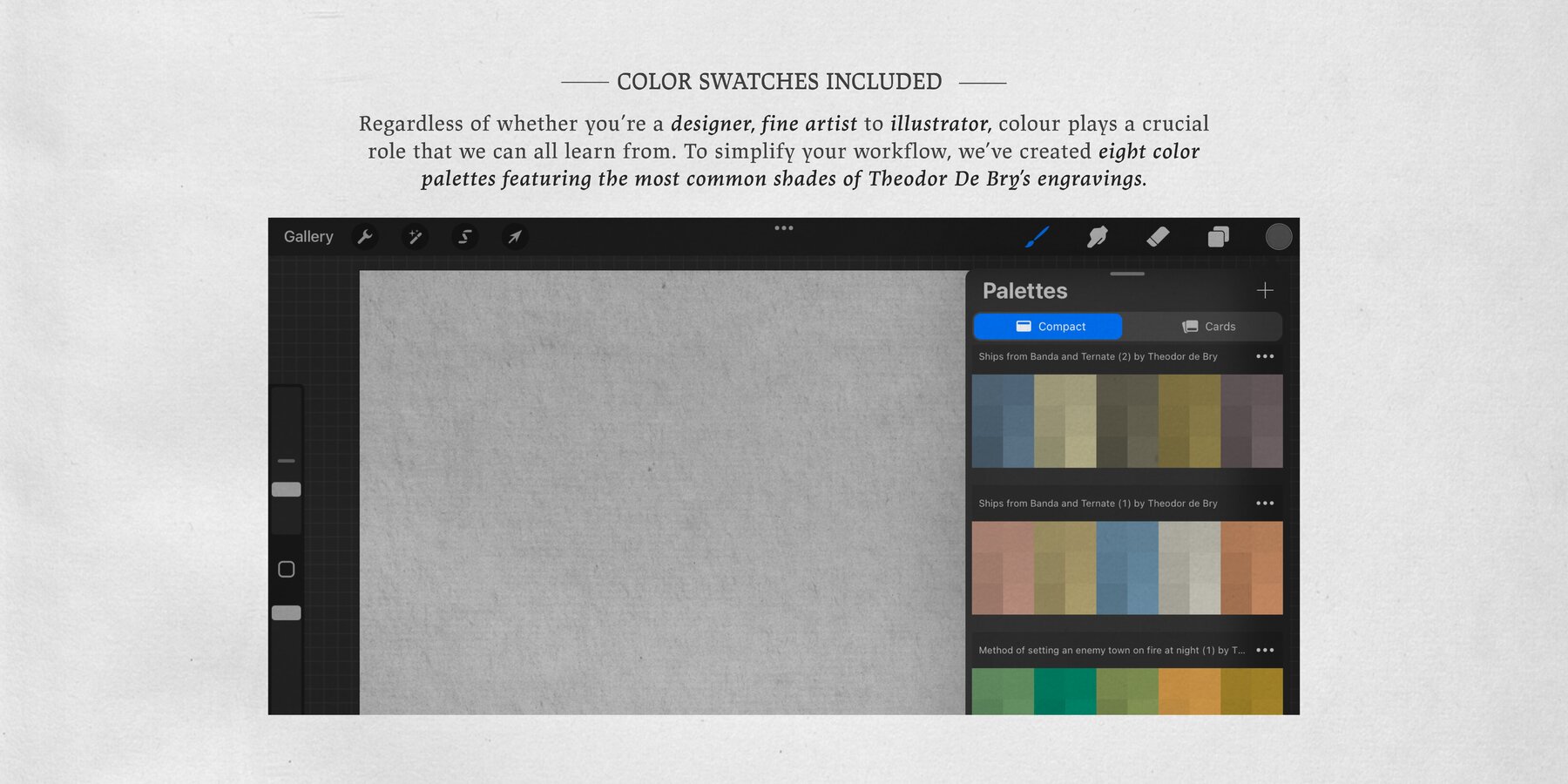 Theodor de Bry Procreate Kit 10
