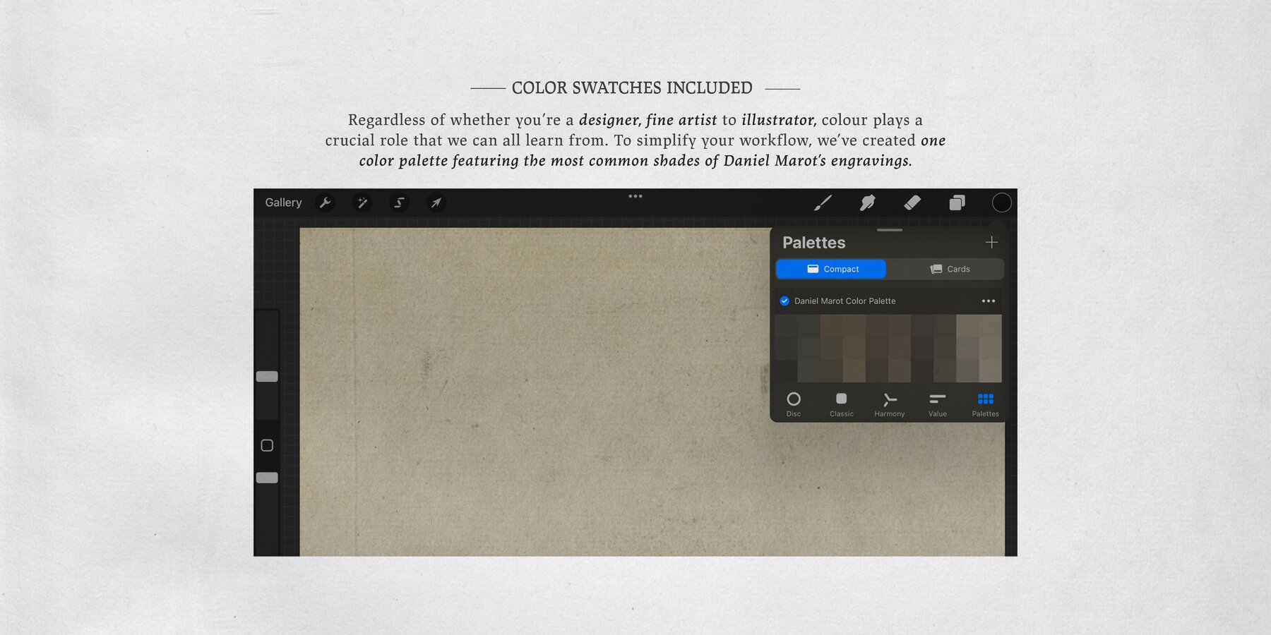 Daniel Marot Procreate Kit 9