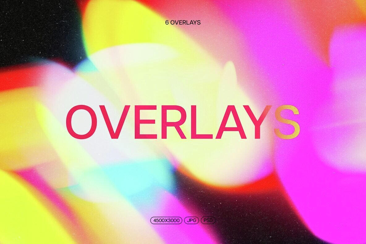 Vintage Light Overlays Pack 1