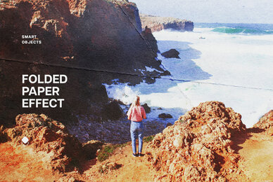 Folded Paper Design Effect