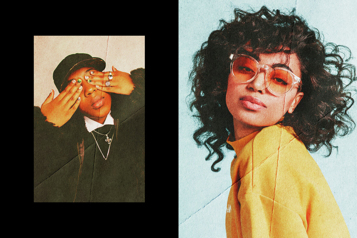 Folded Paper Design Effect 4