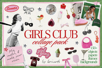 Girls Club collage pack