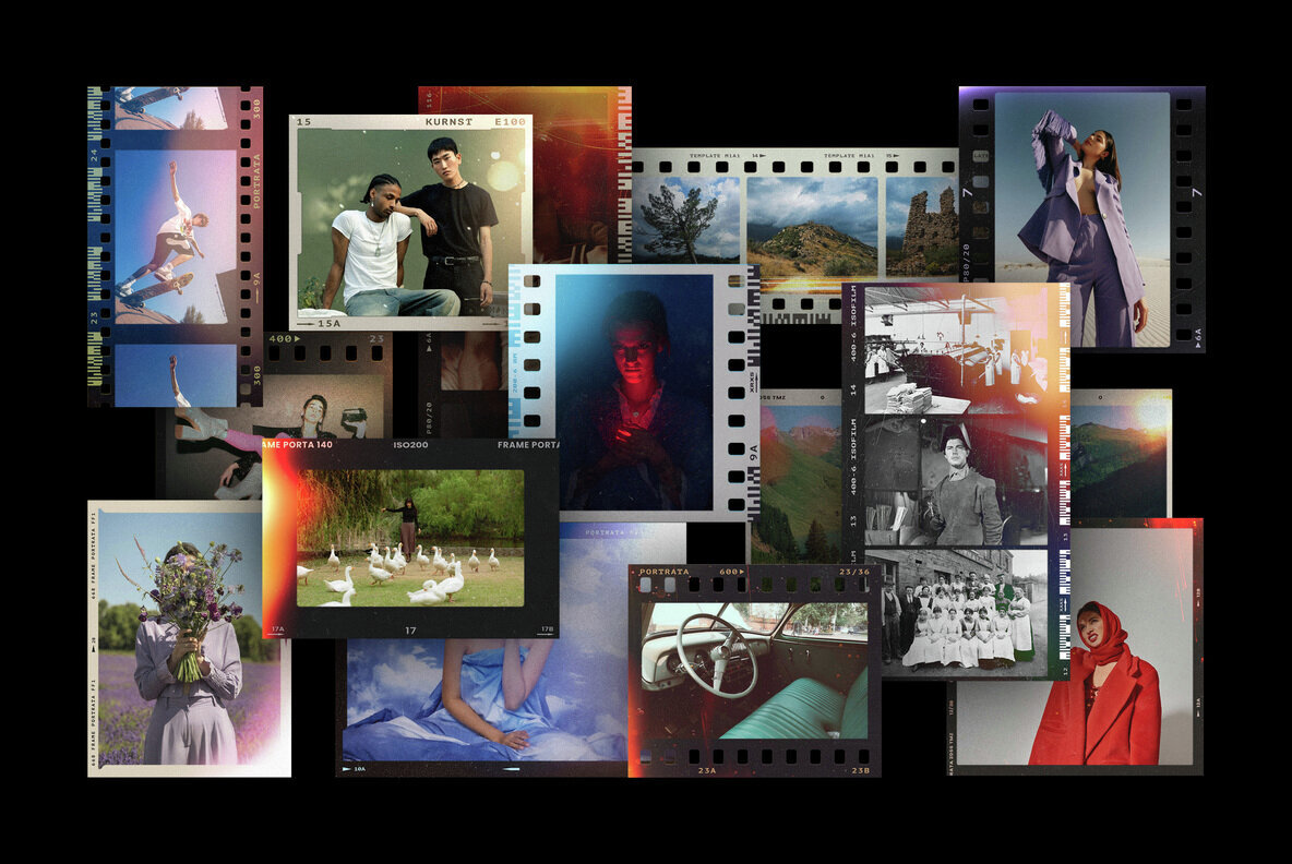 Retro Film Frames Bundle 3