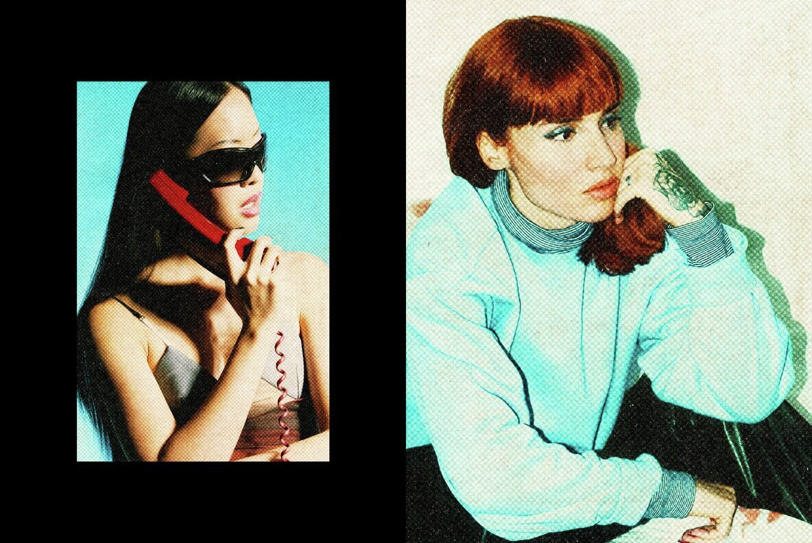 Authentic Vintage Printer Photo Effect 6