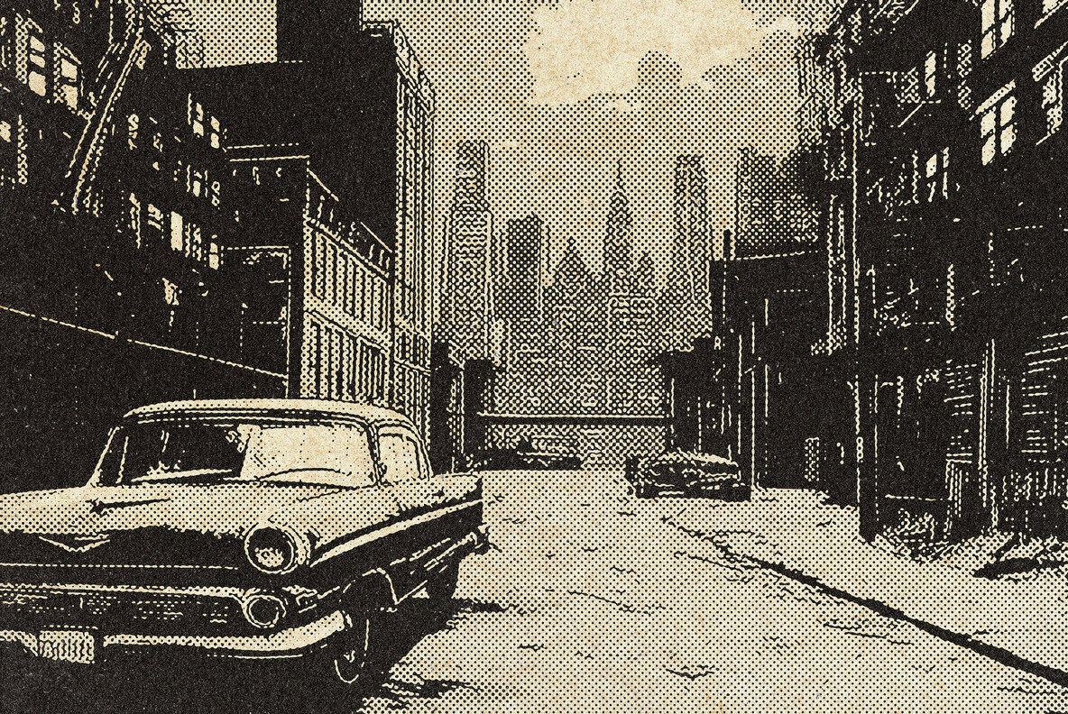 Retro Halftone Print Effect 3