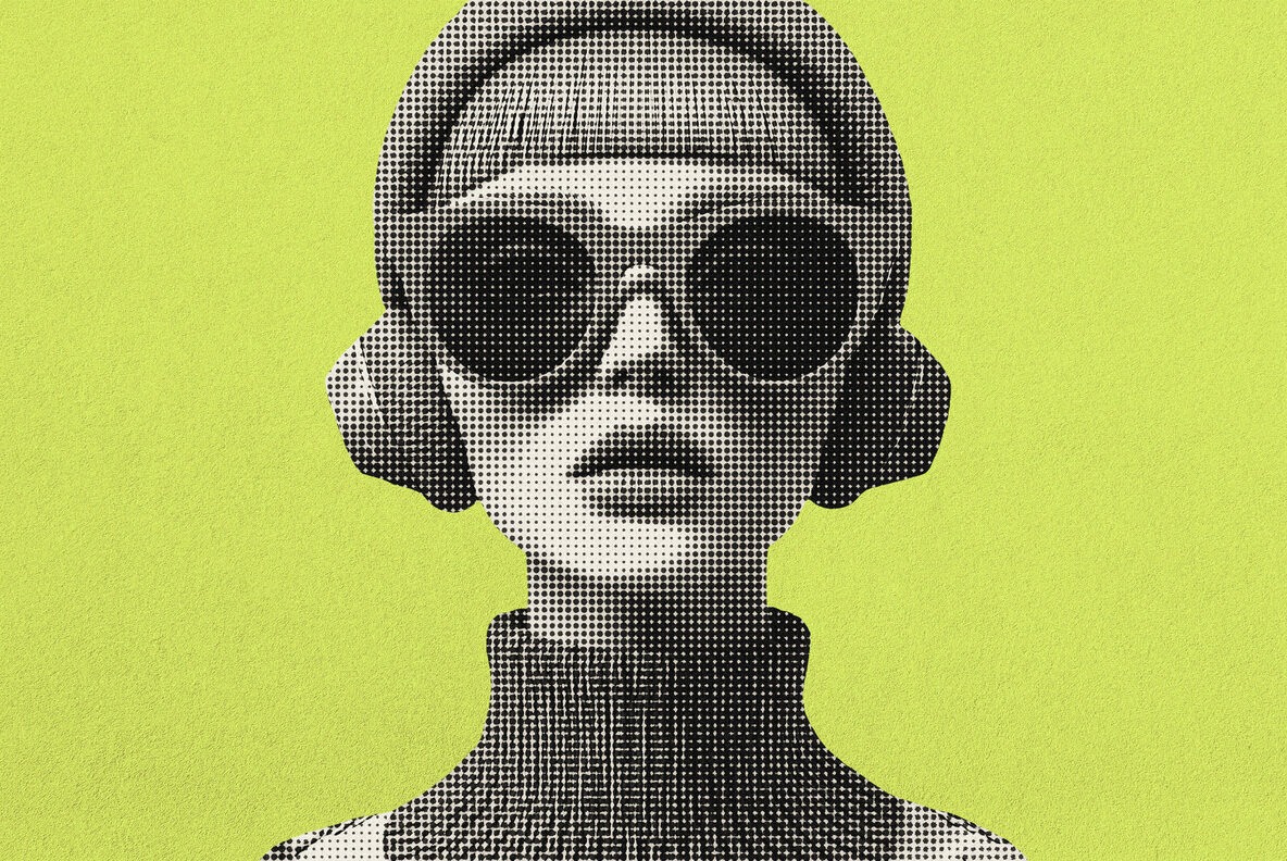 Halftone Patterns Photo Effect 2