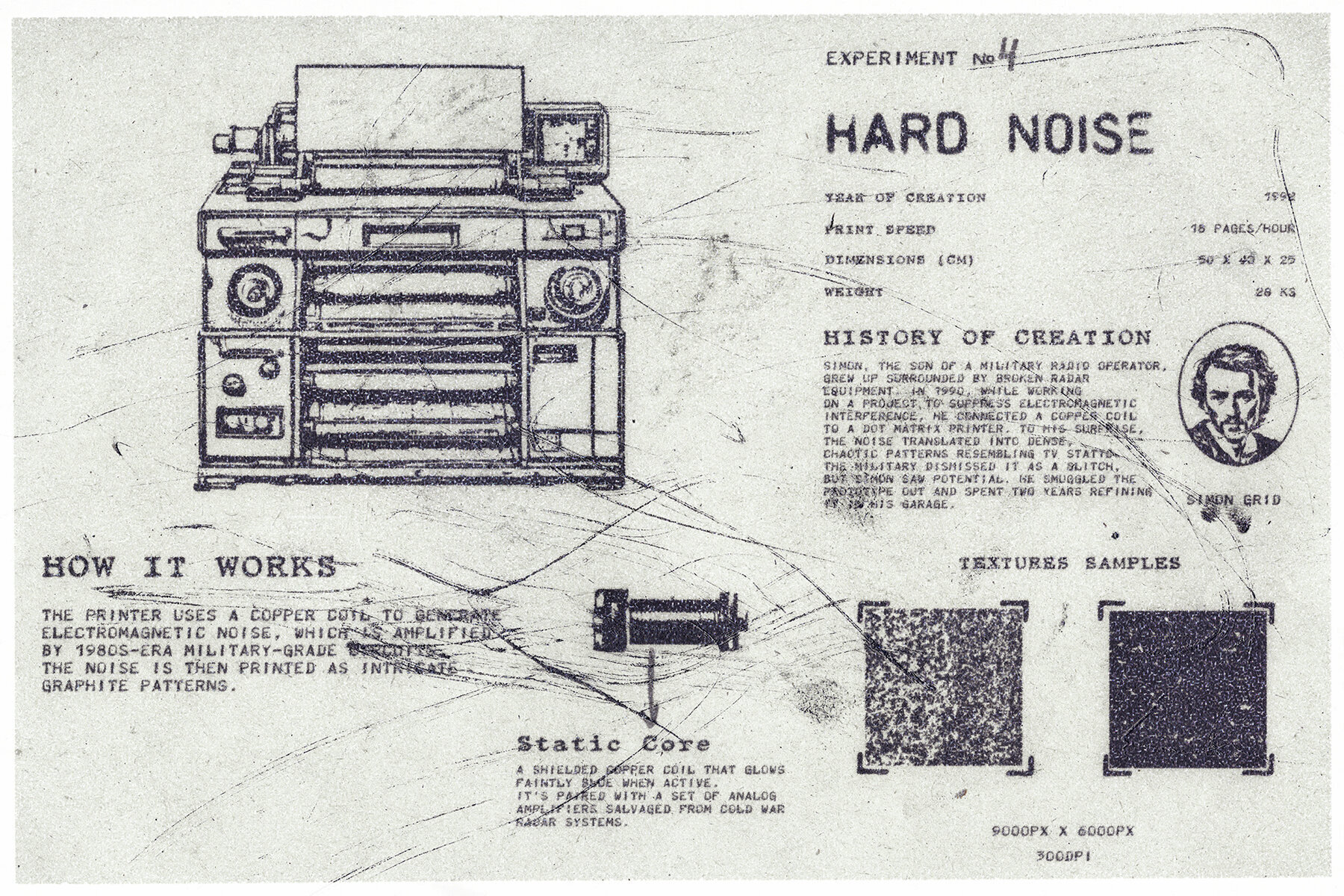 Hard Noise Printer Texture Pack 3
