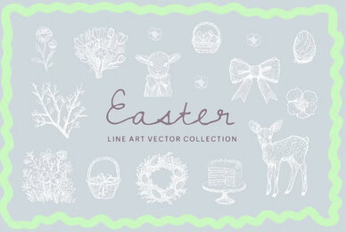Easter vector clipart