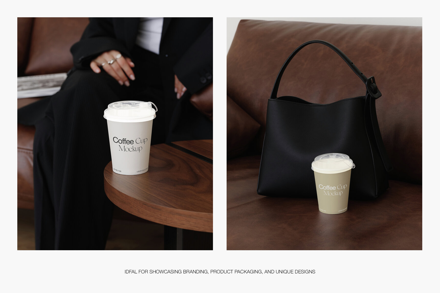 Realistic Coffee Cup in Woman Hands Mockups for Photoshop 5