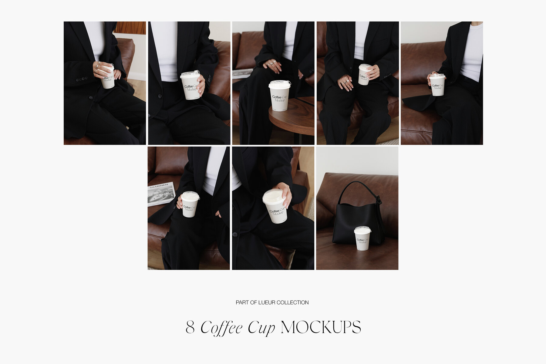 Realistic Coffee Cup in Woman Hands Mockups for Photoshop 6