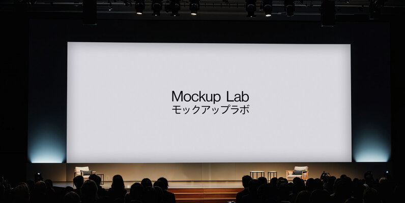 Conference Stage 02ML Mockup