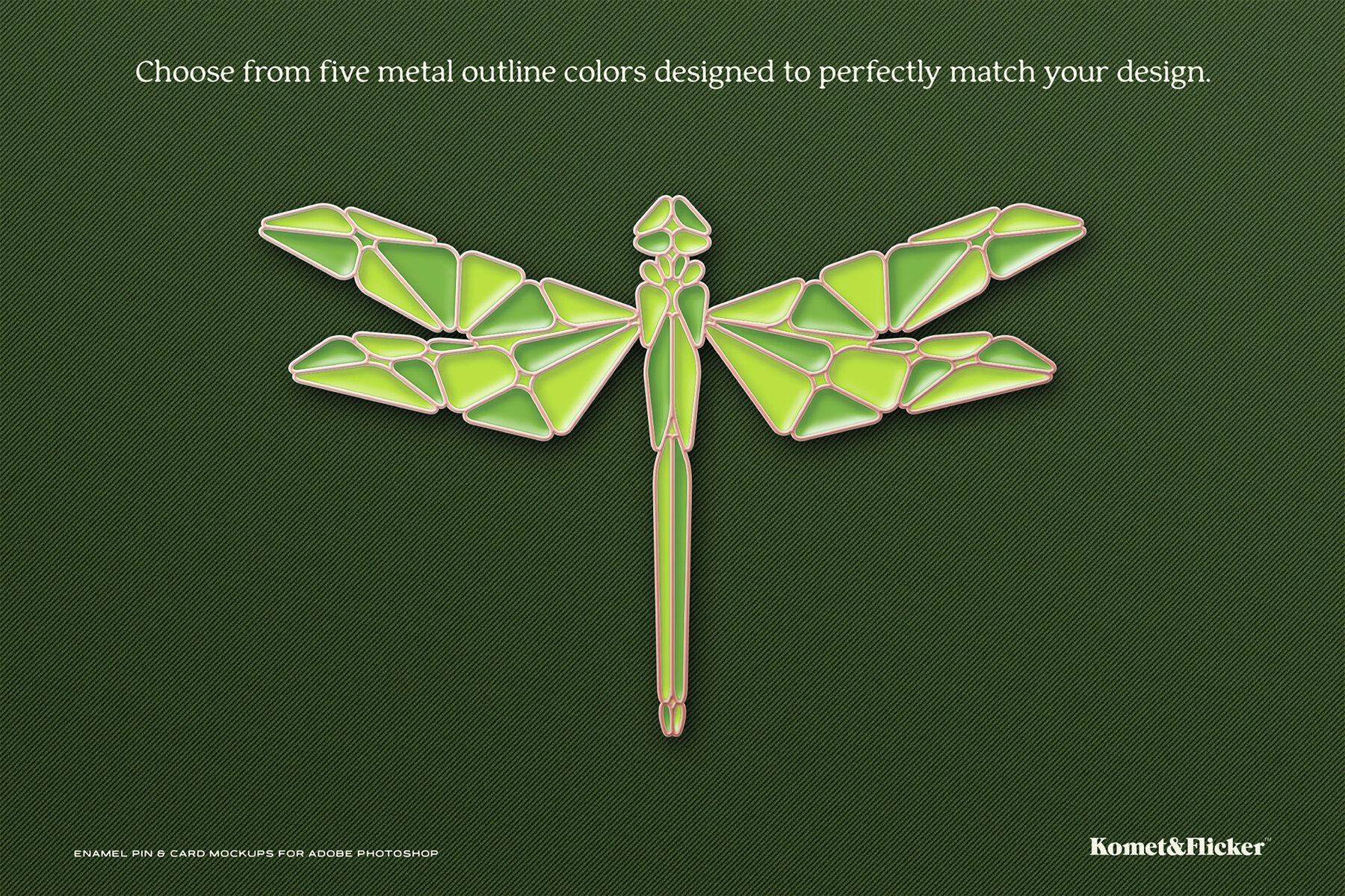 Enamel Pin Mockup for Adobe Photoshop 8