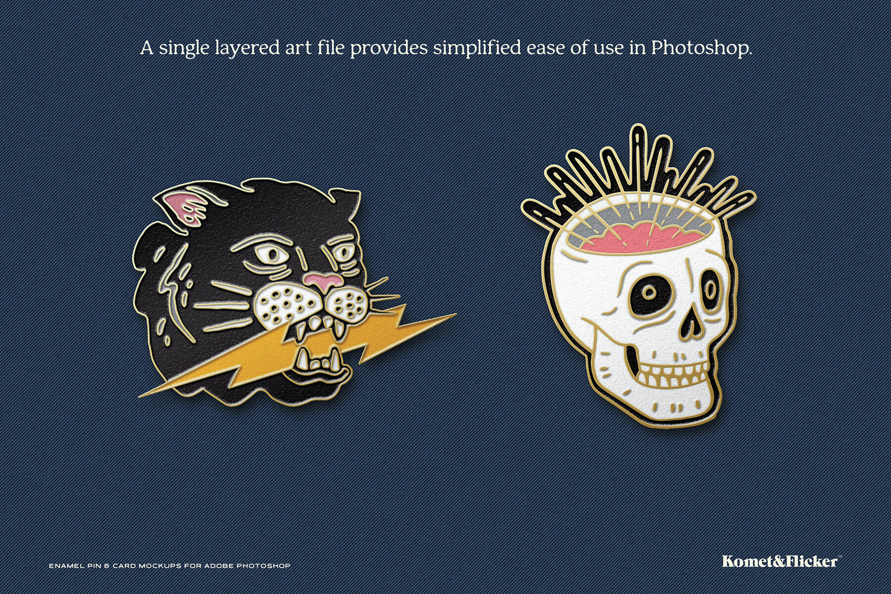 Enamel Pin Mockup for Adobe Photoshop 18