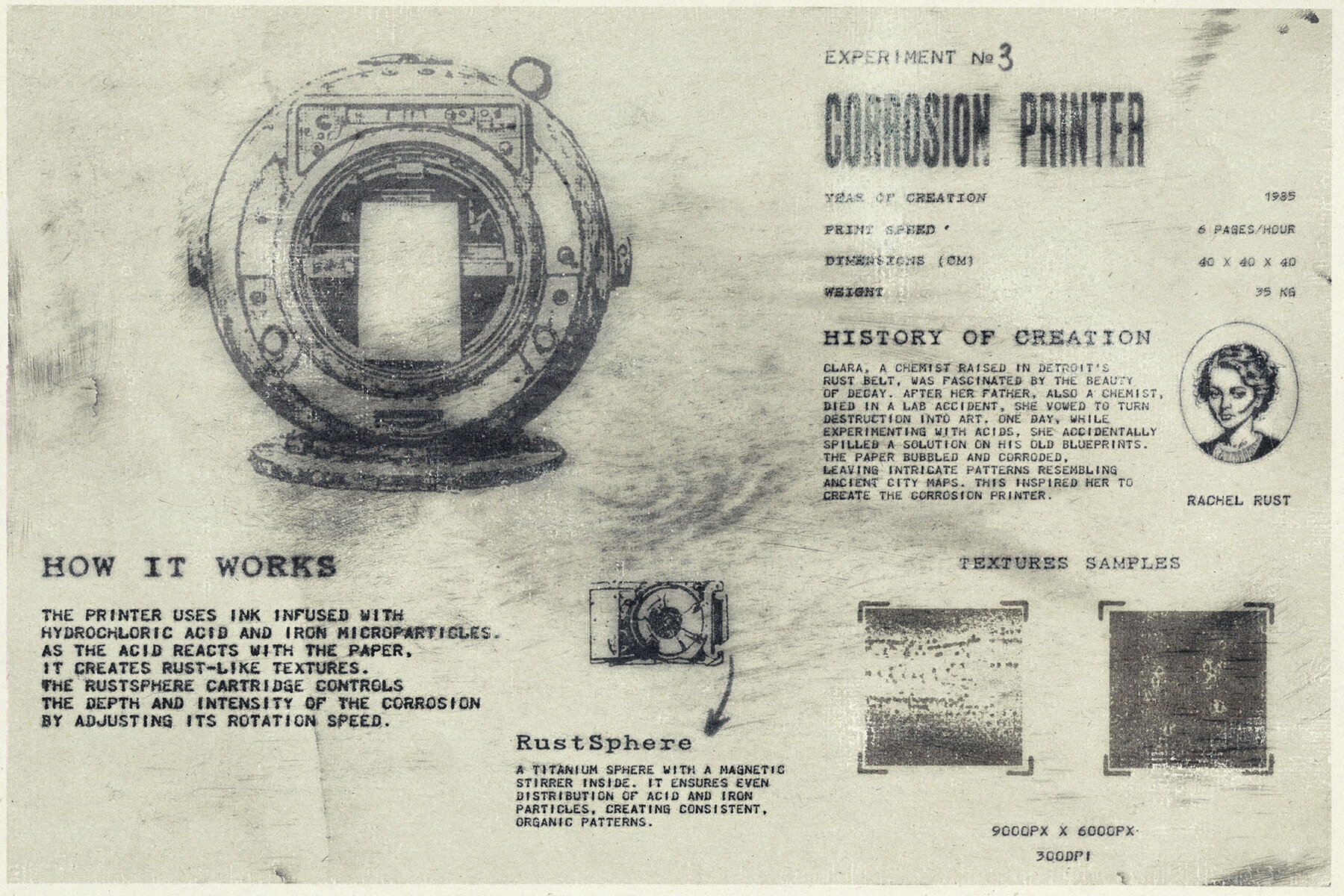 Corrosion Printer Texture Pack 3