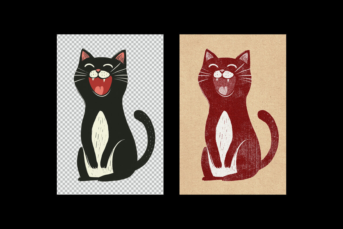 Vintage Print Photo Effect 2