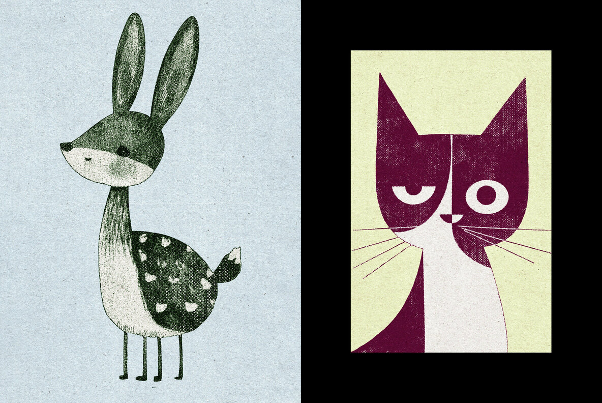 Vintage Print Photo Effect 5