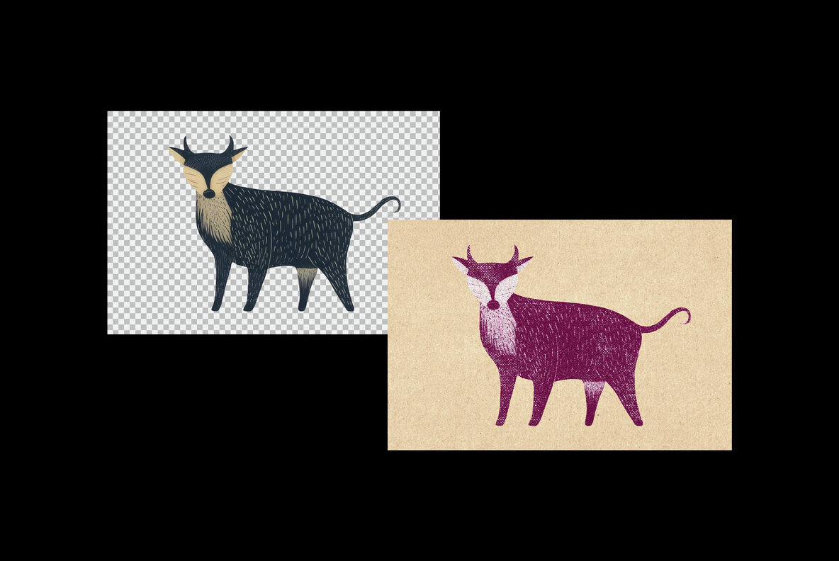 Vintage Print Photo Effect 7