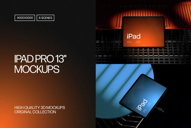 M4 iPad Pro 13 Mockups