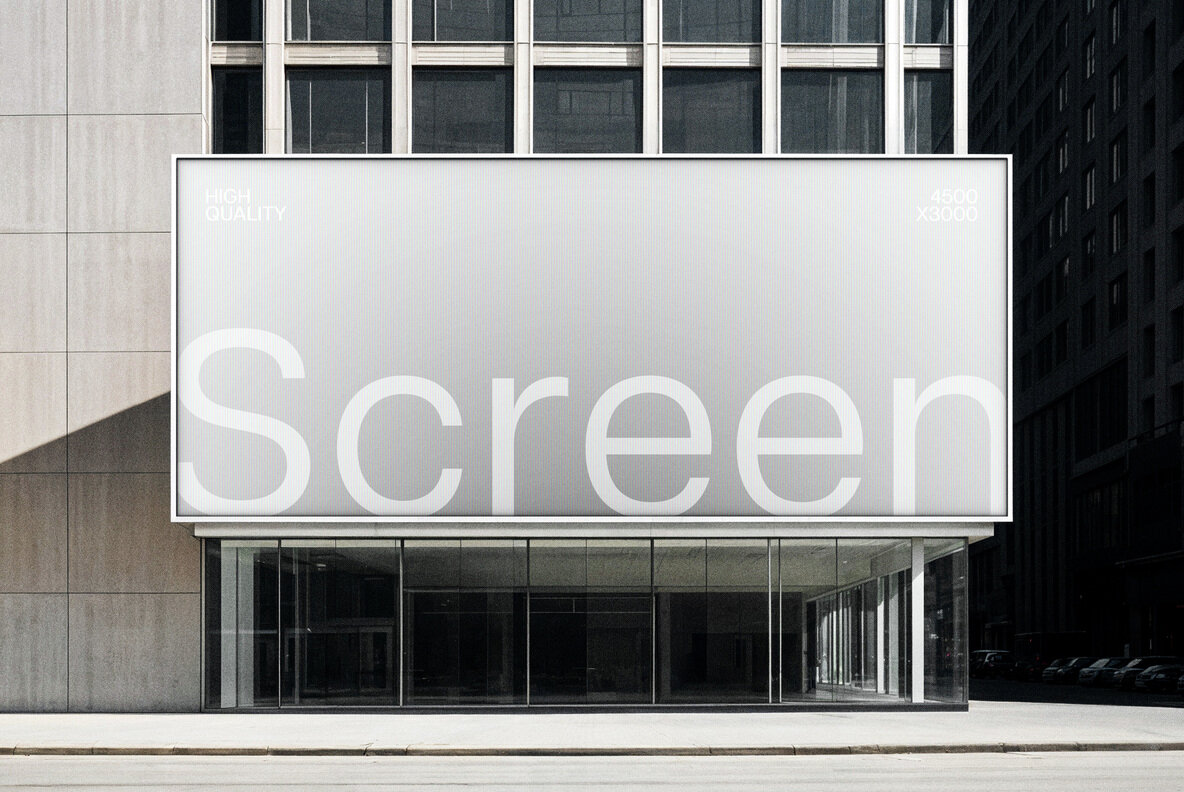 Large Outdoor Screen Mockup 4