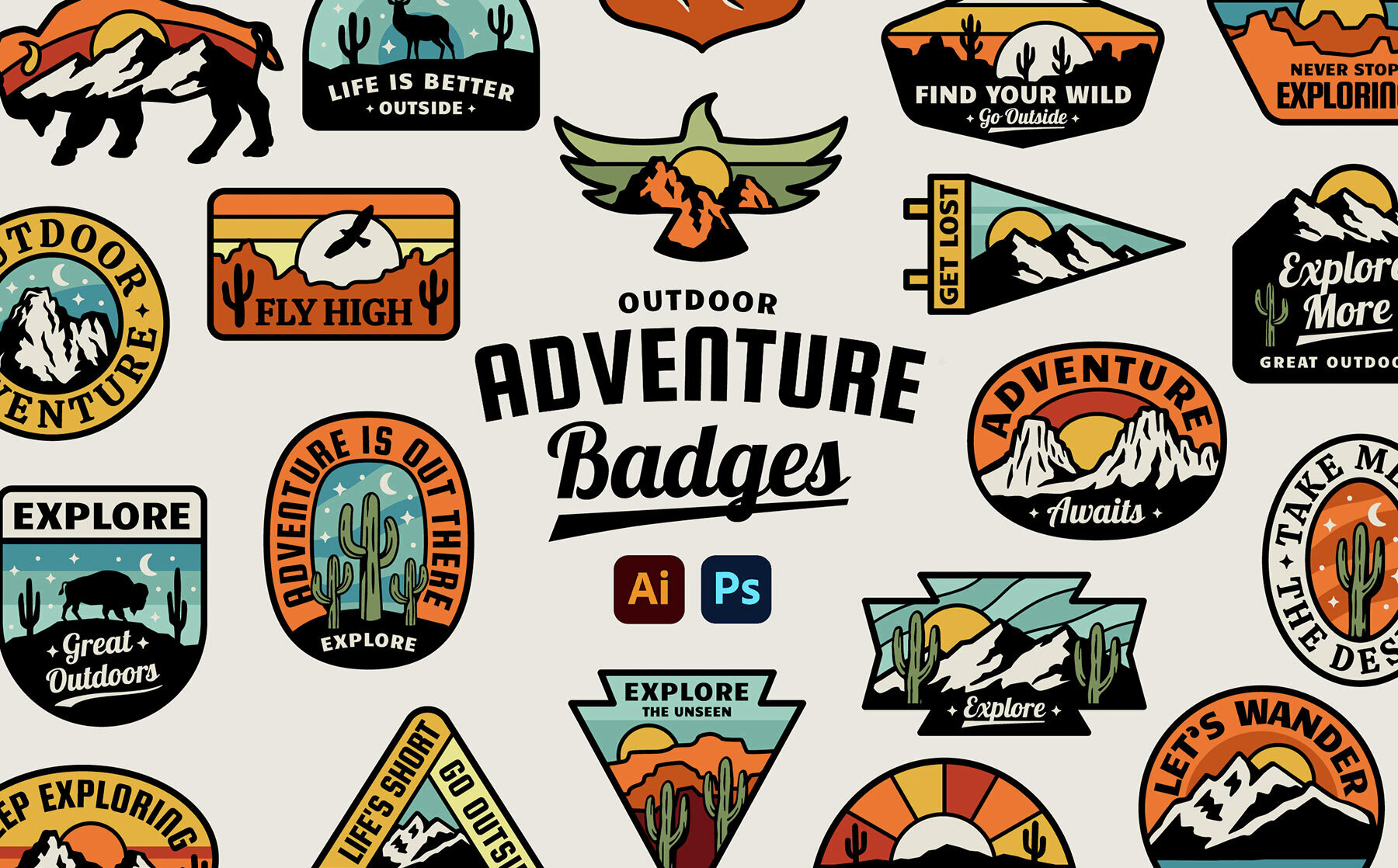 Outdoor Adventure Badges 1