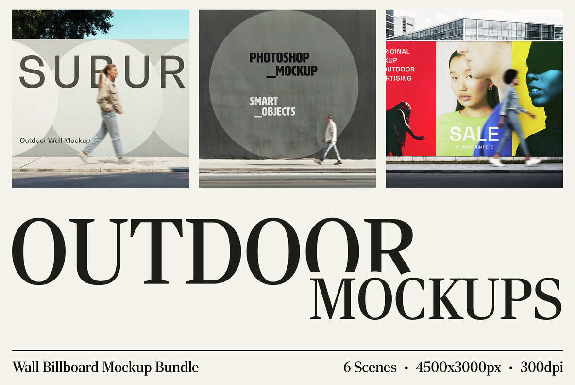 Billboard Advertising Mockup Bundle 1