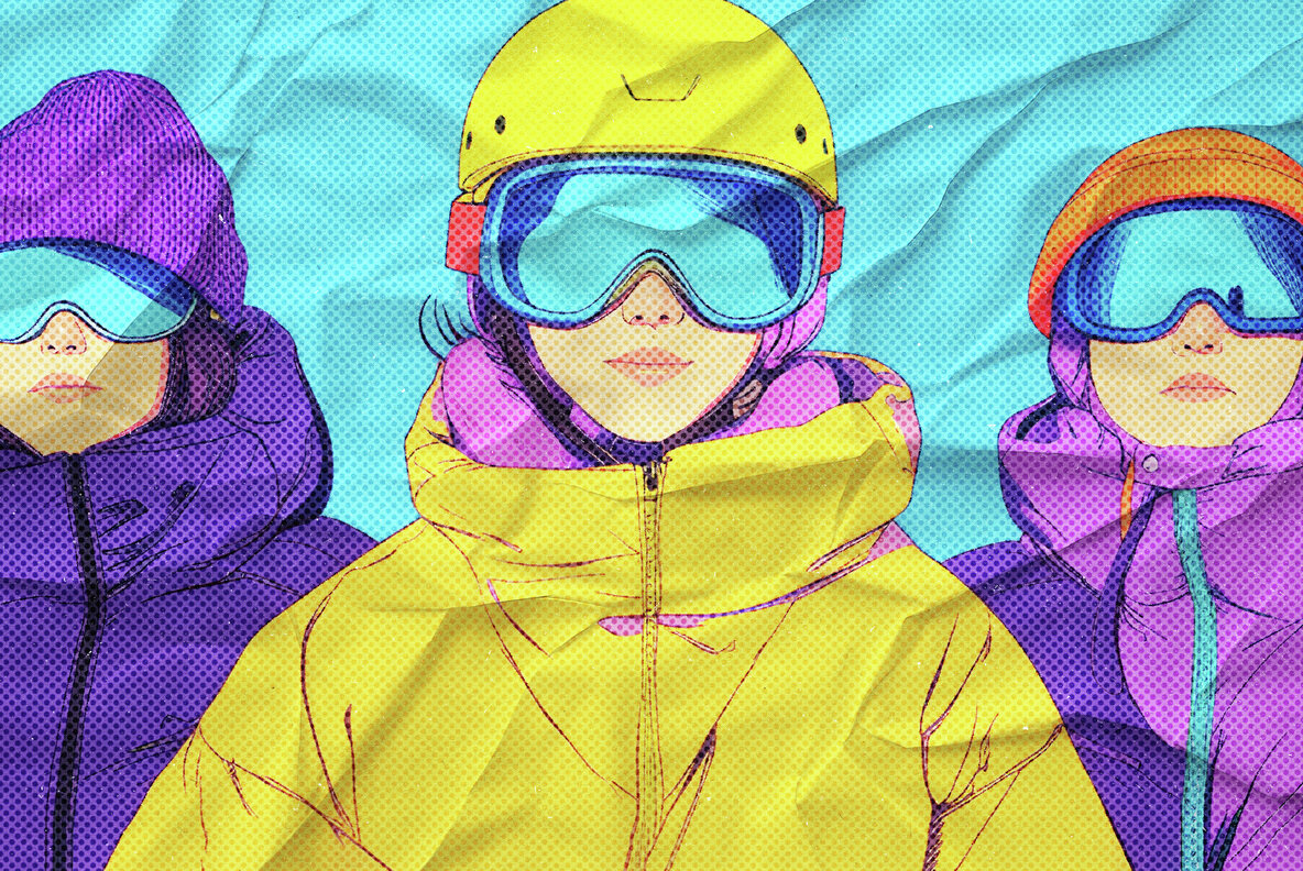 Halftone Crumpled Paper Effect 4