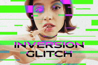 Inversion Glitch Photo Effect